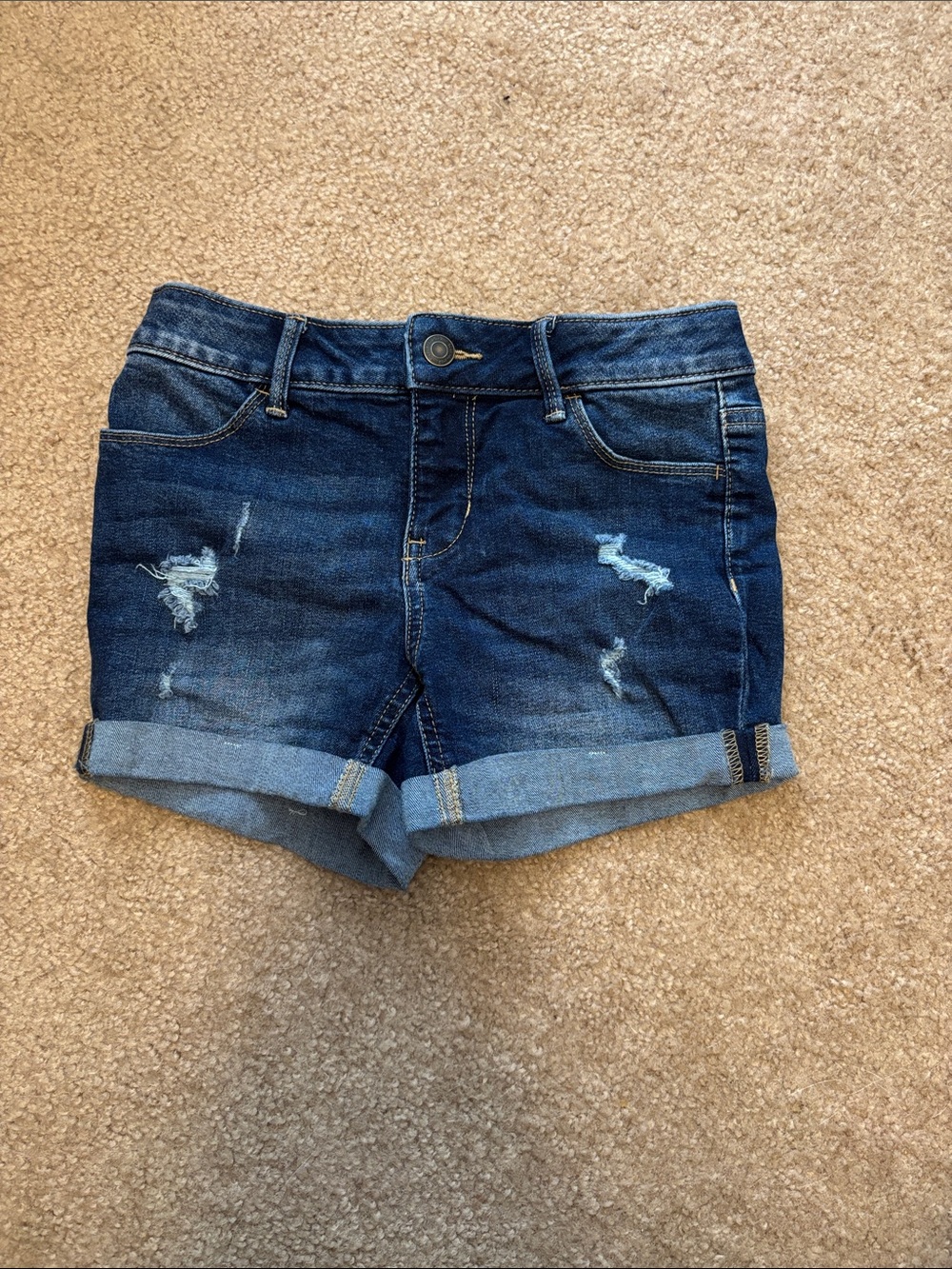 Kids size 12 denim shorts